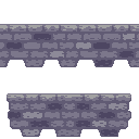 Pixel art tileset for brick platform